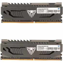 Память DDR4 2x8Gb 3600MHz Patriot PVS416G360C8K Viper Steel RTL Gaming PC4-28800 CL18 DIMM 288-pin 1.35В single rank с радиатором Ret