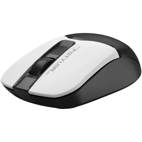 Мышь A4Tech Fstyler FG12S Panda белый/черный оптическая 1200dpi silent беспров. USB 3but