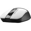 Мышь A4Tech Fstyler FG12S Panda белый/черный оптическая 1200dpi silent беспров. USB 3but