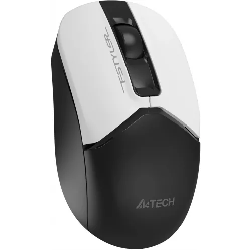 Мышь A4Tech Fstyler FG12S Panda белый/черный оптическая 1200dpi silent беспров. USB 3but