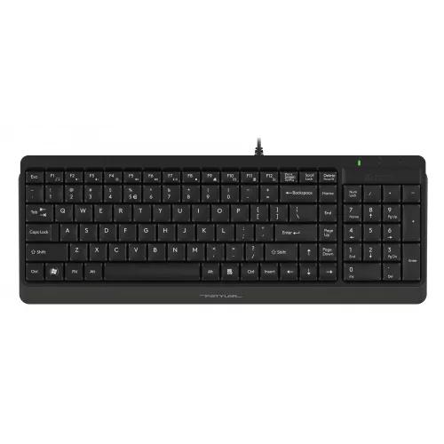Клавиатура + мышь A4Tech Fstyler F1512 клав:черный мышь:черный USB (F1512 BLACK)