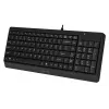 Клавиатура + мышь A4Tech Fstyler F1512 клав:черный мышь:черный USB (F1512 BLACK)