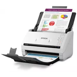 Сканер протяжный Epson WorkForce DS-770II (B11B262401/501) A4 белый/черный