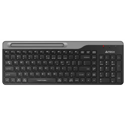 Клавиатура A4Tech FBK25 черный/серый USB беспроводная BT/Radio slim Multimedia (FBK25 BLACK)