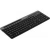 Клавиатура A4Tech FBK25 черный/серый USB беспроводная BT/Radio slim Multimedia (FBK25 BLACK)