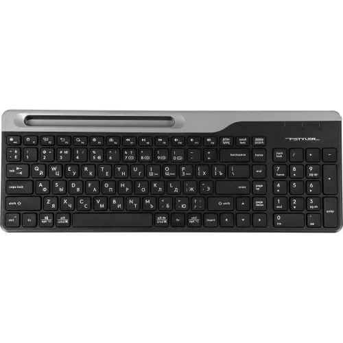Клавиатура A4Tech FBK25 черный/серый USB беспроводная BT/Radio slim Multimedia (FBK25 BLACK)