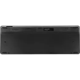 Клавиатура A4Tech FBK25 черный/серый USB беспроводная BT/Radio slim Multimedia (FBK25 BLACK)