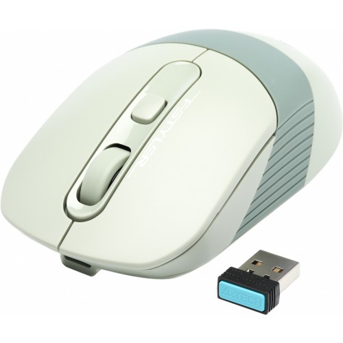 Мышь A4Tech Fstyler FB10C зеленый оптическая 2000dpi беспров. BT/Radio USB 4but (FB10C MATCHA GREEN)