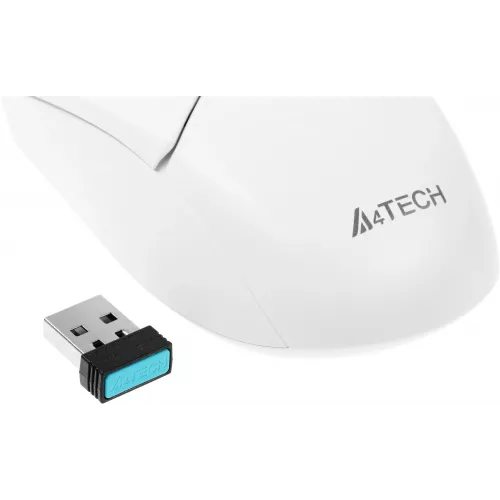 Мышь A4Tech Fstyler FB12 белый оптическая 1200dpi беспров. BT/Radio USB 3but (FB12 WHITE)
