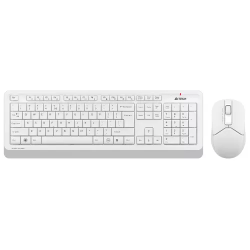 Клавиатура + мышь A4Tech Fstyler FG1012 клав:белый мышь:белый USB беспроводная Multimedia (FG1012 WHITE)