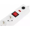 Сетевой фильтр IEK СФ-03К 1.5м (3 розетки) белый (коробка)