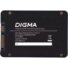 Накопитель SSD Digma SATA-III 4TB DGSR2004TR53T Run R5 2.5"