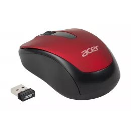 Мышь Acer OMR136 красный оптическая 1000dpi беспров. USB для ноутбука 3but (ZL.MCEEE.01J)