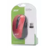 Мышь Acer OMR136 красный оптическая 1000dpi беспров. USB для ноутбука 3but (ZL.MCEEE.01J)