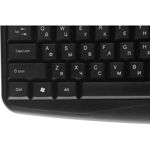 Клавиатура Оклик 105M черный USB (1678092) кабель 1.8м