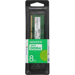 Память DDR4 8Gb 3200MHz A-Data AD4S32008G22-SGN RTL PC4-25600 CL22 SO-DIMM 260-pin 1.2В single rank Ret