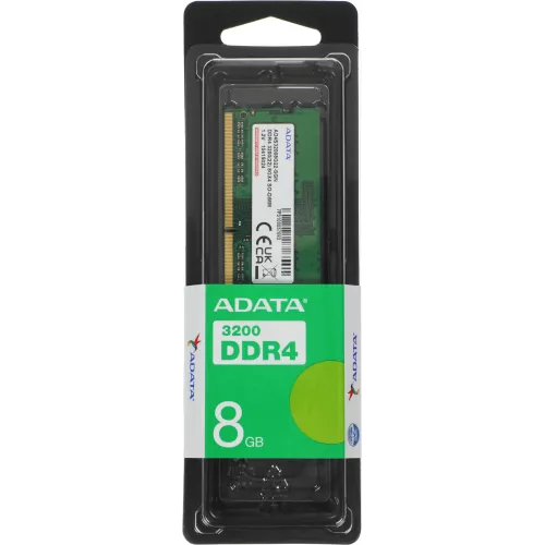 Память DDR4 8Gb 3200MHz A-Data AD4S32008G22-SGN RTL PC4-25600 CL22 SO-DIMM 260-pin 1.2В single rank Ret