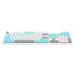 Клавиатура A4Tech S510N механическая белый USB for gamer LED (S510N (ICY WHITE )) кабель 1.8м