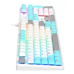 Клавиатура A4Tech S510N механическая белый USB for gamer LED (S510N (ICY WHITE )) кабель 1.8м