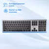 Клавиатура Оклик 890S серый/черный USB slim Multimedia (1784239) кабель 1.6м