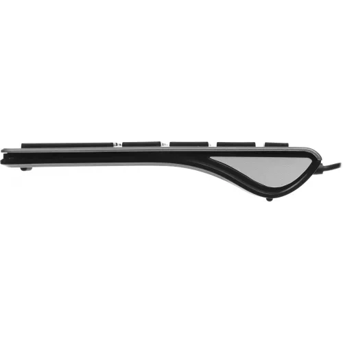 Клавиатура Оклик 890S серый/черный USB slim Multimedia (1784239) кабель 1.6м