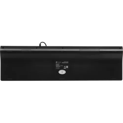 Клавиатура Оклик 890S серый/черный USB slim Multimedia (1784239) кабель 1.6м