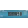 Клавиатура Оклик 890S серый/черный USB slim Multimedia (1784239) кабель 1.6м
