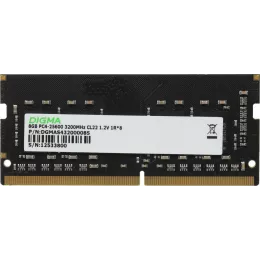 Память DDR4 8Gb 3200MHz Digma DGMAS43200008S RTL PC4-25600 CL22 SO-DIMM 260-pin 1.2В single rank Ret