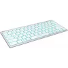 Клавиатура A4Tech FX61 белый USB slim LED (FX61 WHITE) кабель 1.5м