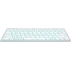 Клавиатура A4Tech FX61 белый USB slim LED (FX61 WHITE) кабель 1.5м