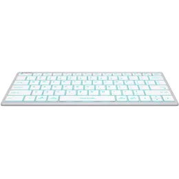 Клавиатура A4Tech FX61 белый USB slim LED (FX61 WHITE) кабель 1.5м