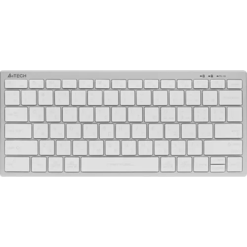 Клавиатура A4Tech FX61 белый USB slim LED (FX61 WHITE) кабель 1.5м