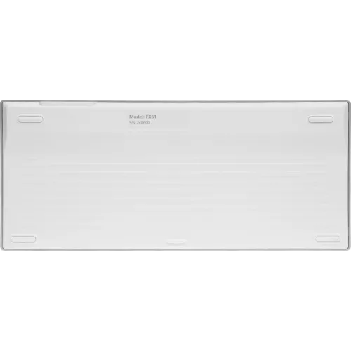 Клавиатура A4Tech FX61 белый USB slim LED (FX61 WHITE) кабель 1.5м