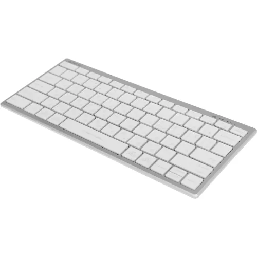 Клавиатура A4Tech FX61 белый USB slim LED (FX61 WHITE) кабель 1.5м