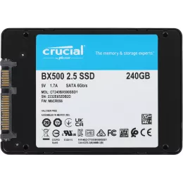 Накопитель SSD Crucial S SATA-III 240GB CT240BX500SSD1 BX500 2.5"