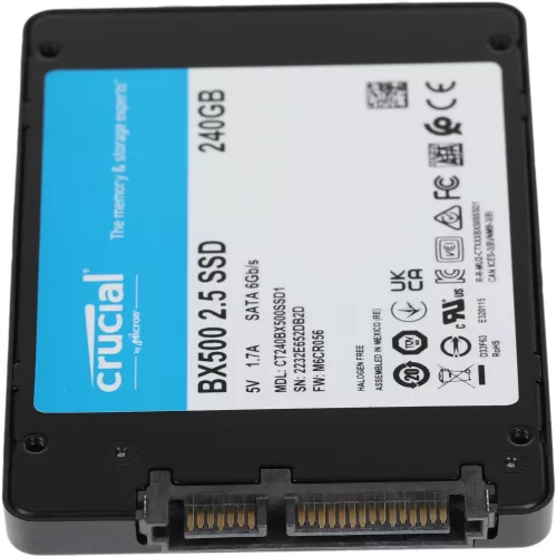 Накопитель SSD Crucial S SATA-III 240GB CT240BX500SSD1 BX500 2.5"