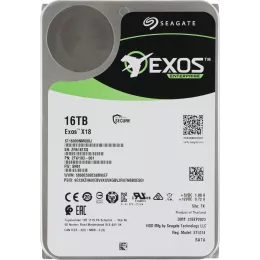 Жесткий диск Seagate SATA-III 16Tb ST16000NM000J Exos X18 512E (7200rpm) 256Mb 3.5"
