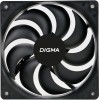 Вентилятор для корпуса Digma DFAN-120-9 120х120x25 черный 3-pin 4-pin (Molex) 23дБ (упак.:1шт) Ret