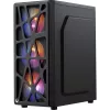 Корпус Formula Mana черный без БП ATX 4x120mm 2xUSB2.0 1xUSB3.0 audio bott PSU