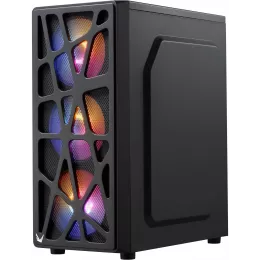 Корпус Formula Mana черный без БП ATX 4x120mm 2xUSB2.0 1xUSB3.0 audio bott PSU