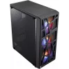Корпус Formula Mana черный без БП ATX 4x120mm 2xUSB2.0 1xUSB3.0 audio bott PSU