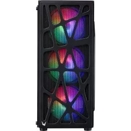 Корпус Formula Mana черный без БП ATX 4x120mm 2xUSB2.0 1xUSB3.0 audio bott PSU