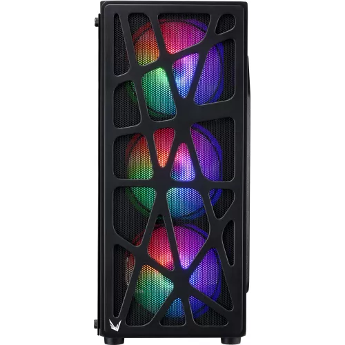 Корпус Formula Mana черный без БП ATX 4x120mm 2xUSB2.0 1xUSB3.0 audio bott PSU