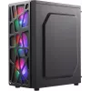 Корпус Formula Mana черный без БП ATX 4x120mm 2xUSB2.0 1xUSB3.0 audio bott PSU