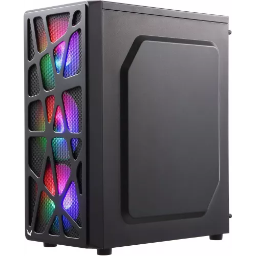 Корпус Formula Mana черный без БП ATX 4x120mm 2xUSB2.0 1xUSB3.0 audio bott PSU
