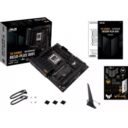 Материнская плата Asus TUF GAMING B650-PLUS WIFI Socket AM5 AMD B650 4xDDR5 ATX AC`97 8ch(7.1) 2.5Gg RAID+HDMI+DP