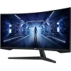 Монитор Samsung 34" Odyssey G5 C34G55TWWI черный VA LED 1ms 21:9 HDMI матовая 250cd 178гр/178гр 3440x1440 165Hz DP UW 5.6кг