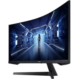 Монитор Samsung 34" Odyssey G5 C34G55TWWI черный VA LED 1ms 21:9 HDMI матовая 250cd 178гр/178гр 3440x1440 165Hz DP UW 5.6кг