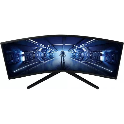 Монитор Samsung 34" Odyssey G5 C34G55TWWI черный VA LED 1ms 21:9 HDMI матовая 250cd 178гр/178гр 3440x1440 165Hz DP UW 5.6кг