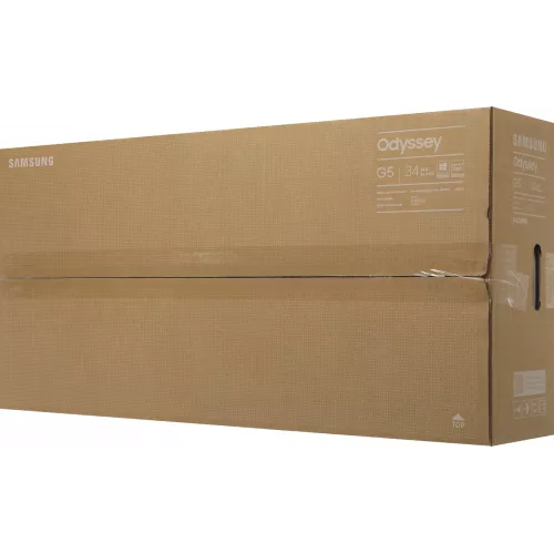 Монитор Samsung 34" Odyssey G5 C34G55TWWI черный VA LED 1ms 21:9 HDMI матовая 250cd 178гр/178гр 3440x1440 165Hz DP UW 5.6кг